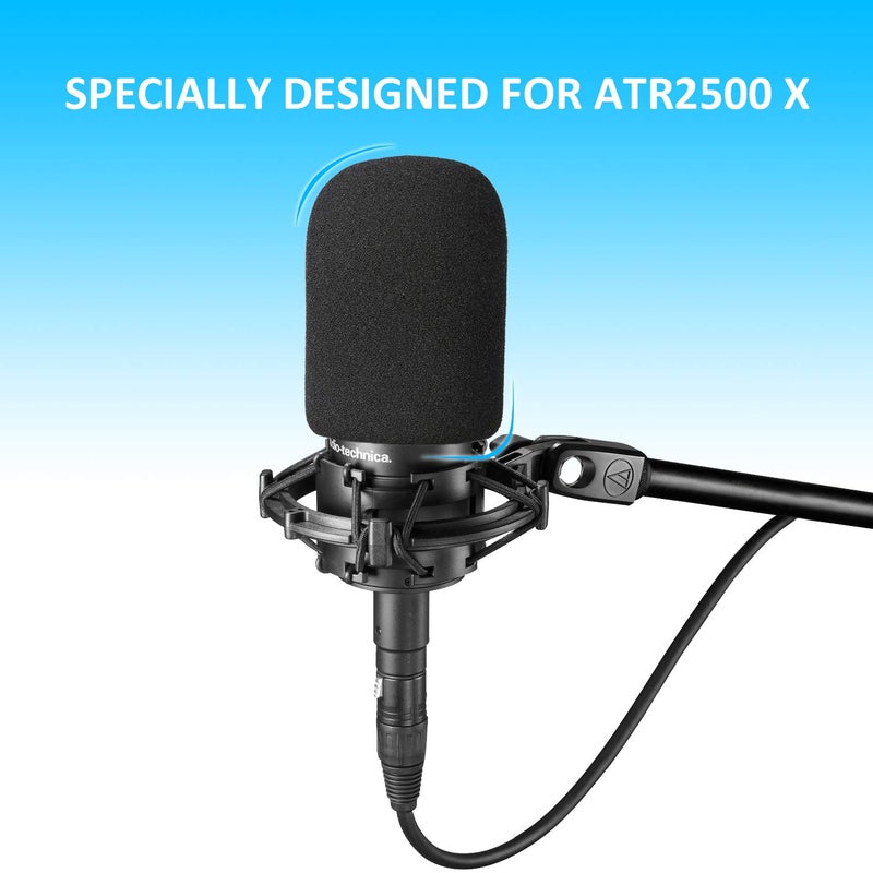 SUNMON غطاء زجاج أمامي SUNMON AT2035 - فلتر صوت مثالي من رغوة لتقنية ميكروفون Audio Technica AT2035 للحصول على صوت نظيف - Image 4